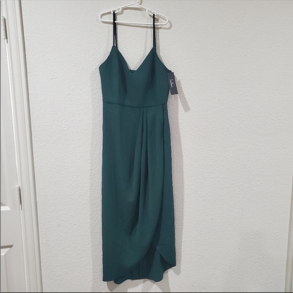 Lulus reinette green Dress XS - Picture 3 of 5